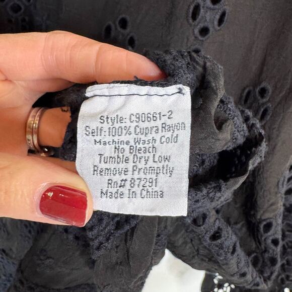 NWT JOHNNY WAS Mesha Blouse Embroidered Tunic Top Dress - Picture 7 of 8